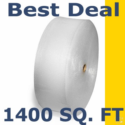 3/16" x 1400 ft x 12" BUBBLE WRAP ROLL * SMALL  BUBBLES